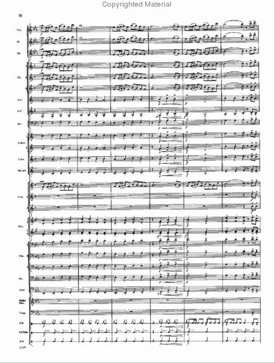 Covington Square Concert Band scores gallery preview page 17