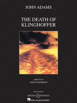 Book cover for The Death of Klinghoffer
