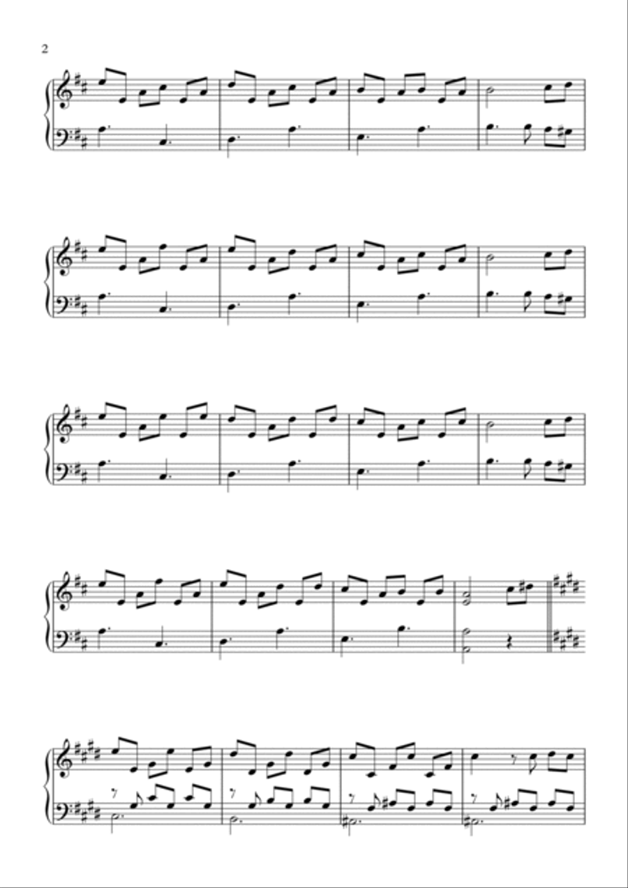 New Sunrise Piano Solo scores gallery preview page 3