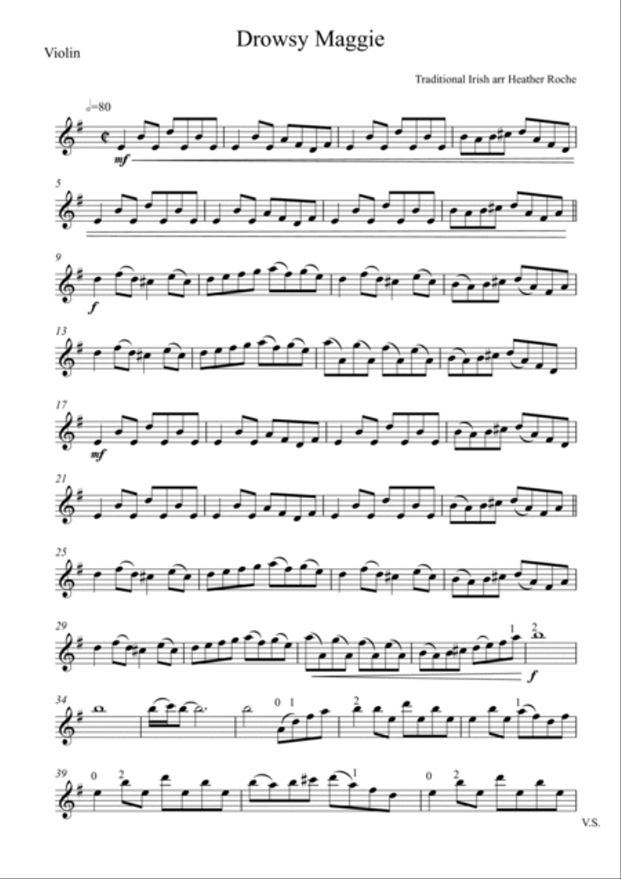 Drowsy Maggie Drowsy Maggie Cello scores gallery preview page 5