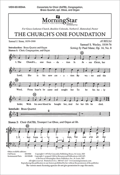 The Church's One Foundation (Choral Score)