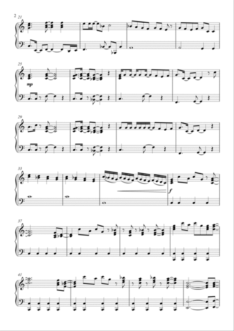 Pink (from Barbie The Album) Piano Solo scores gallery preview page 2