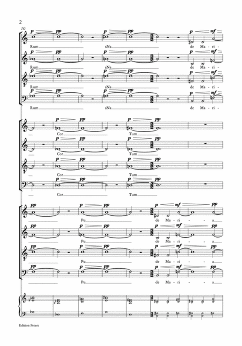 Ave Verum Corpus Re-imagined for 3 SATB Choirs