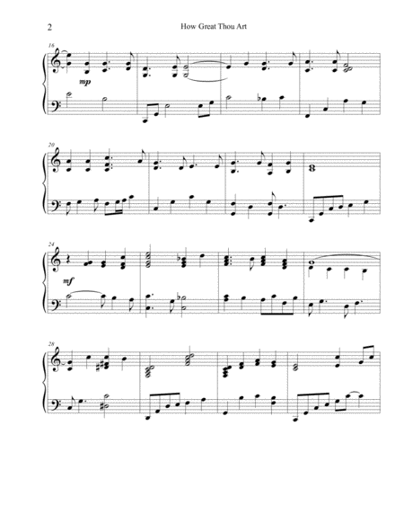 How Great Thou Art Sheet music for Piano (Solo)