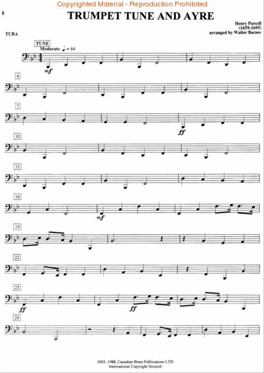 The Canadian Brass Wedding Essentials Brass Quintet scores gallery preview page 3