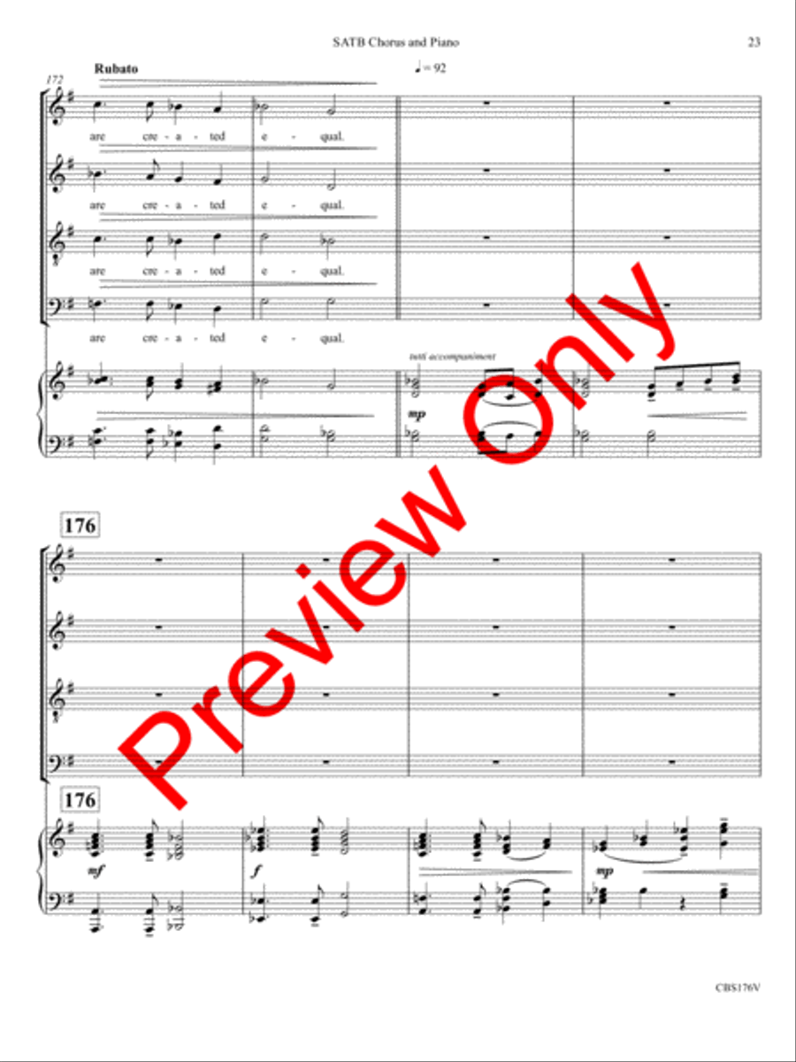 We the People of the United States 4-Part scores gallery preview page 26