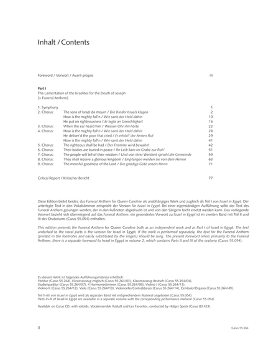 Israel in Egypt - Part I Israel in Egypt - Part I 4-Part scores gallery preview page 3