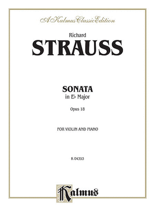Book cover for Sonata in E-flat Major, Op. 18