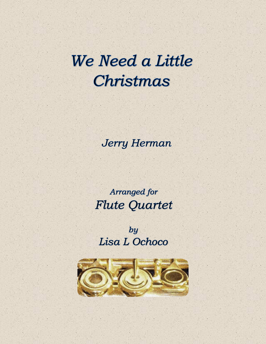 We Need A Little Christmas Woodwind Ensemble scores gallery preview page 1
