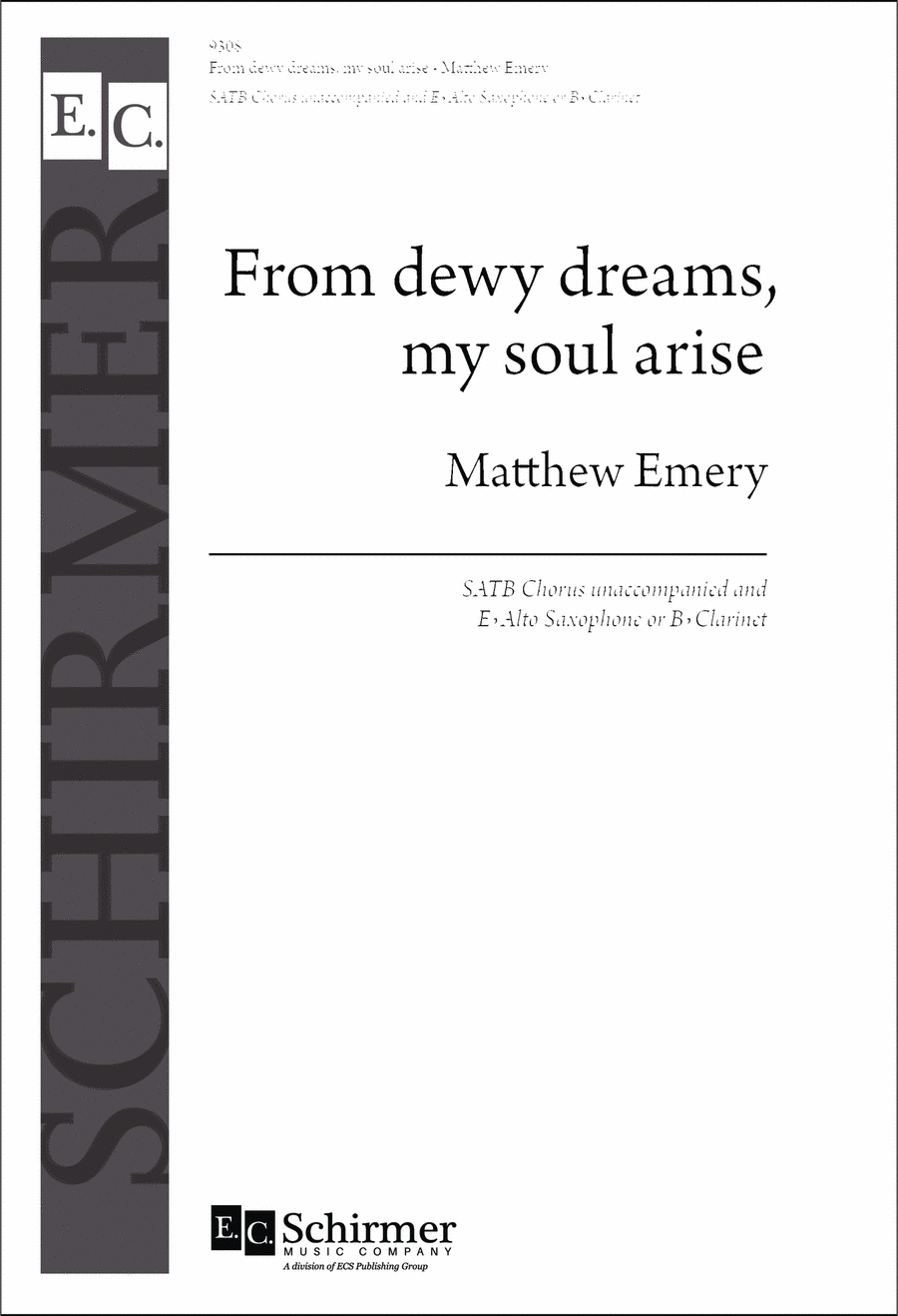 From dewy dreams, my soul arise 4-Part scores gallery preview page 1