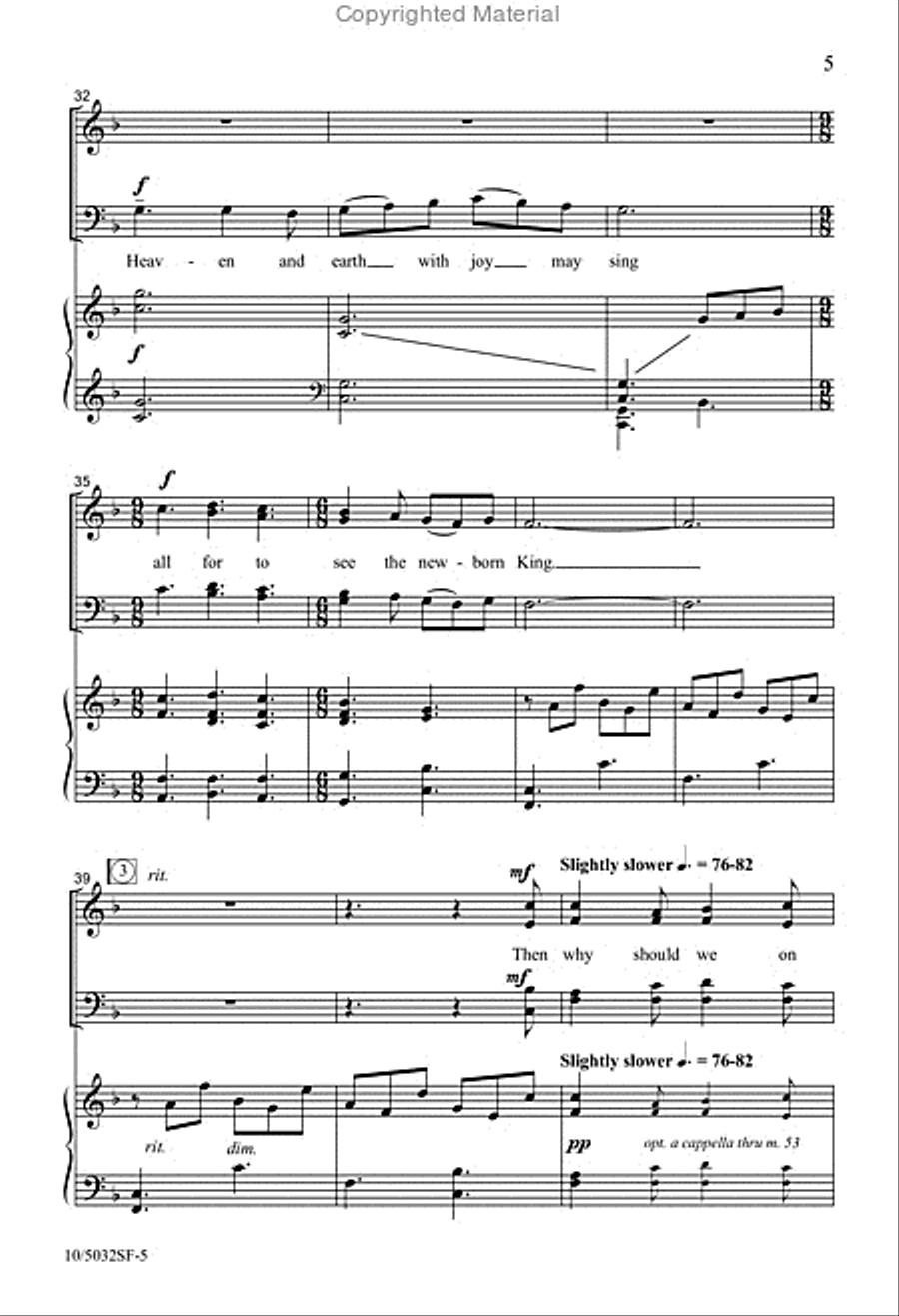 Christmas Joy! Christmas Joy! 4-Part scores gallery preview page 6