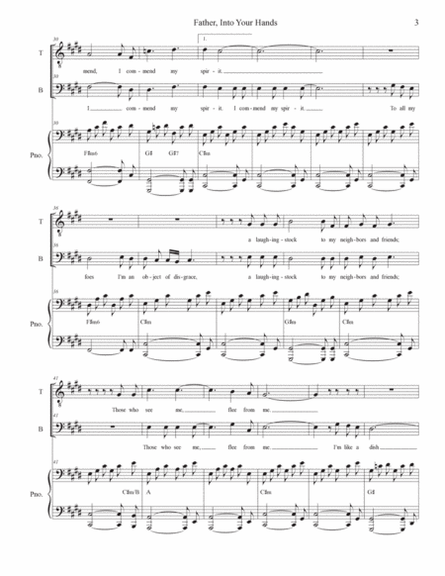 Father, Into Your Hands (Duet for Tenor and Bass solo) image number null