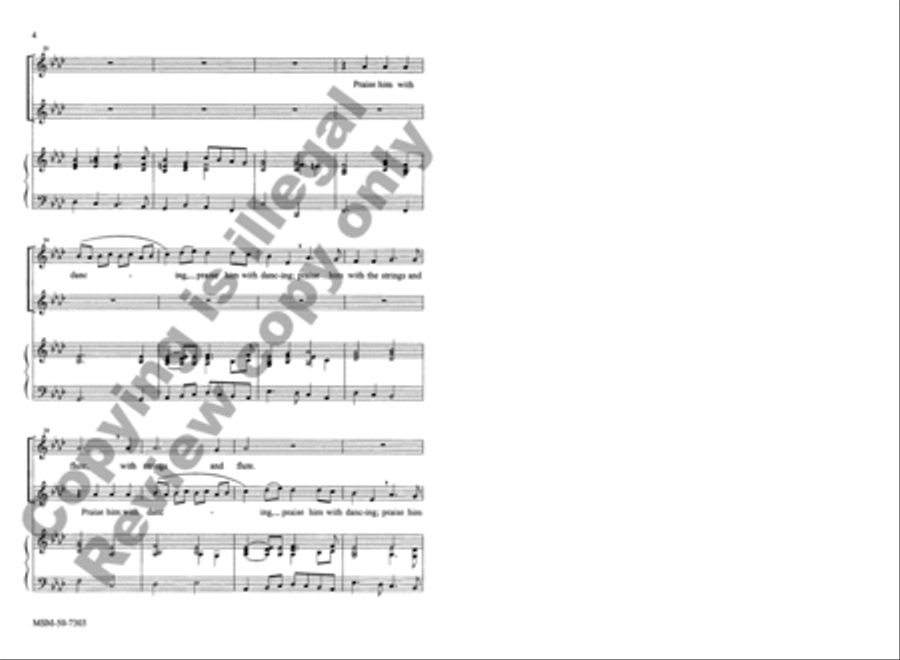 Hallelujah, Praise the Lord 2-Part scores gallery preview page 4