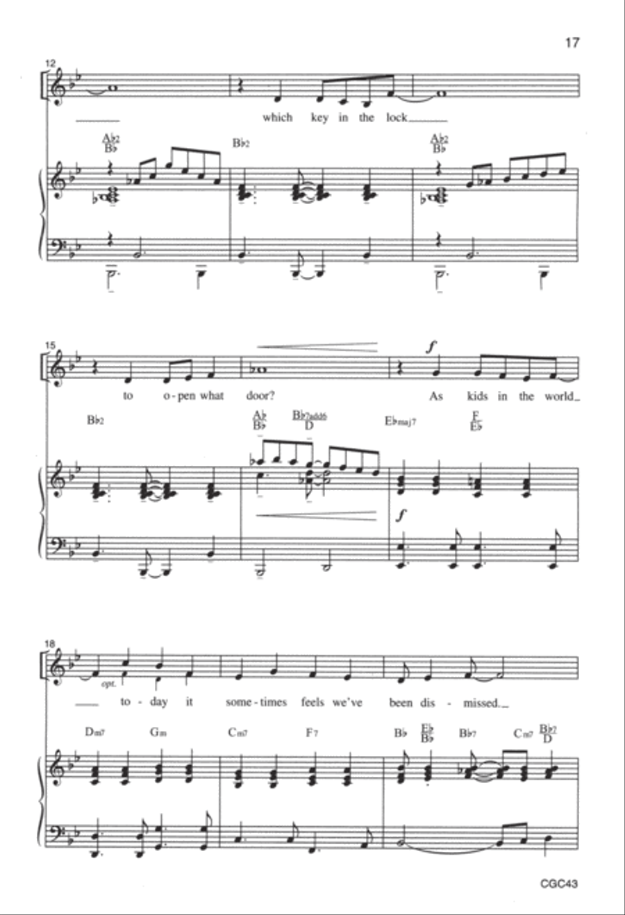 All God's Children (Score) Unison Choir scores gallery preview page 8