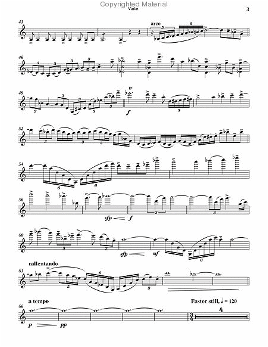 The Time Gallery Clarinet scores gallery preview page 3