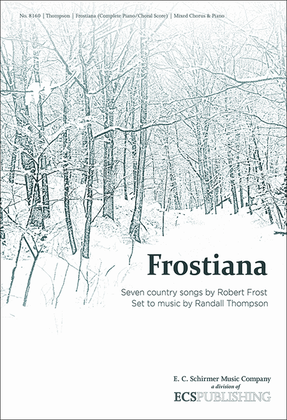 Book cover for Frostiana: Seven country songs by Robert Frost