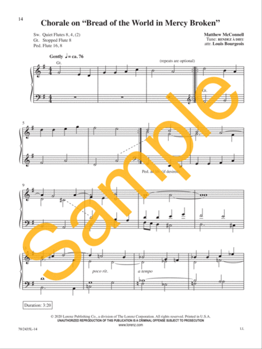Easy Organ Library, Vol. 74 Organ Solo scores gallery preview page 7