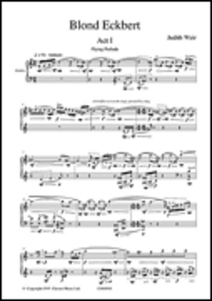 Blond Eckbert by Judith Weir 4-Part - Sheet Music