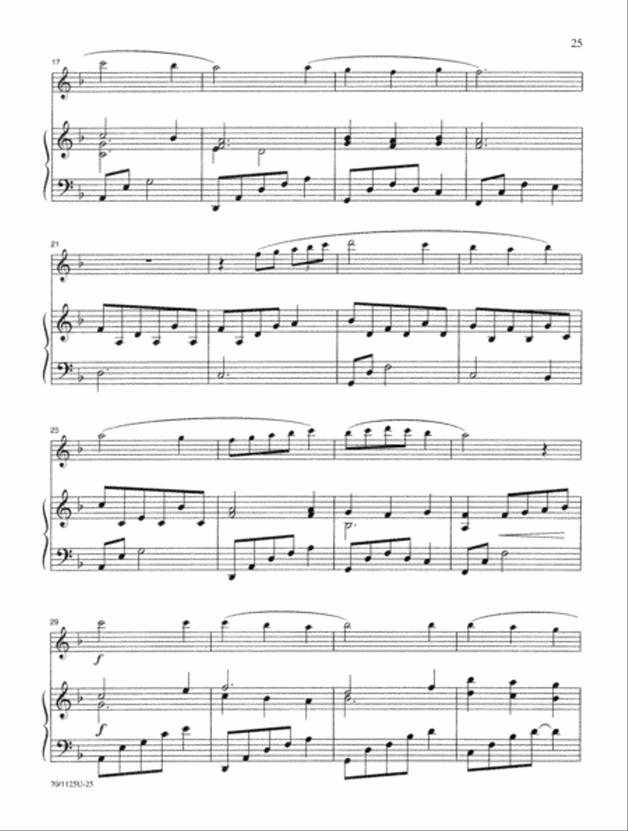 Contemporary Hymn Settings for Flute and Piano Flute Solo scores gallery preview page 15