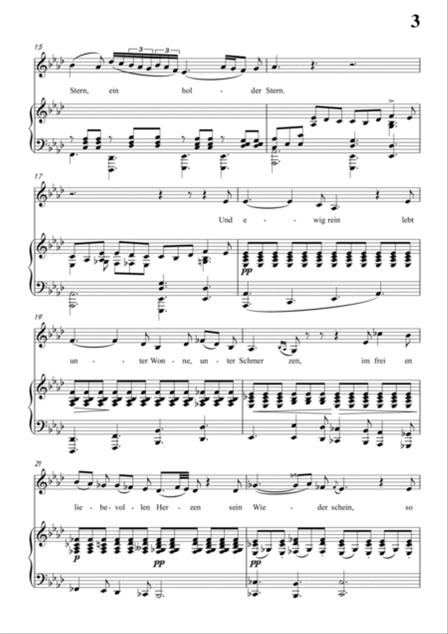 Schubert-Blondel zu Marien in bA minor,for Vocal and Piano Voice scores gallery preview page 4