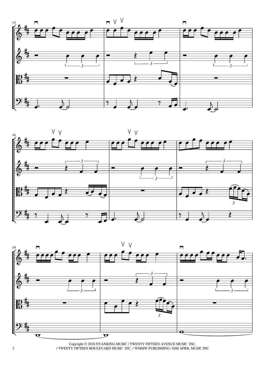 Sunflower String Quartet scores gallery preview page 2