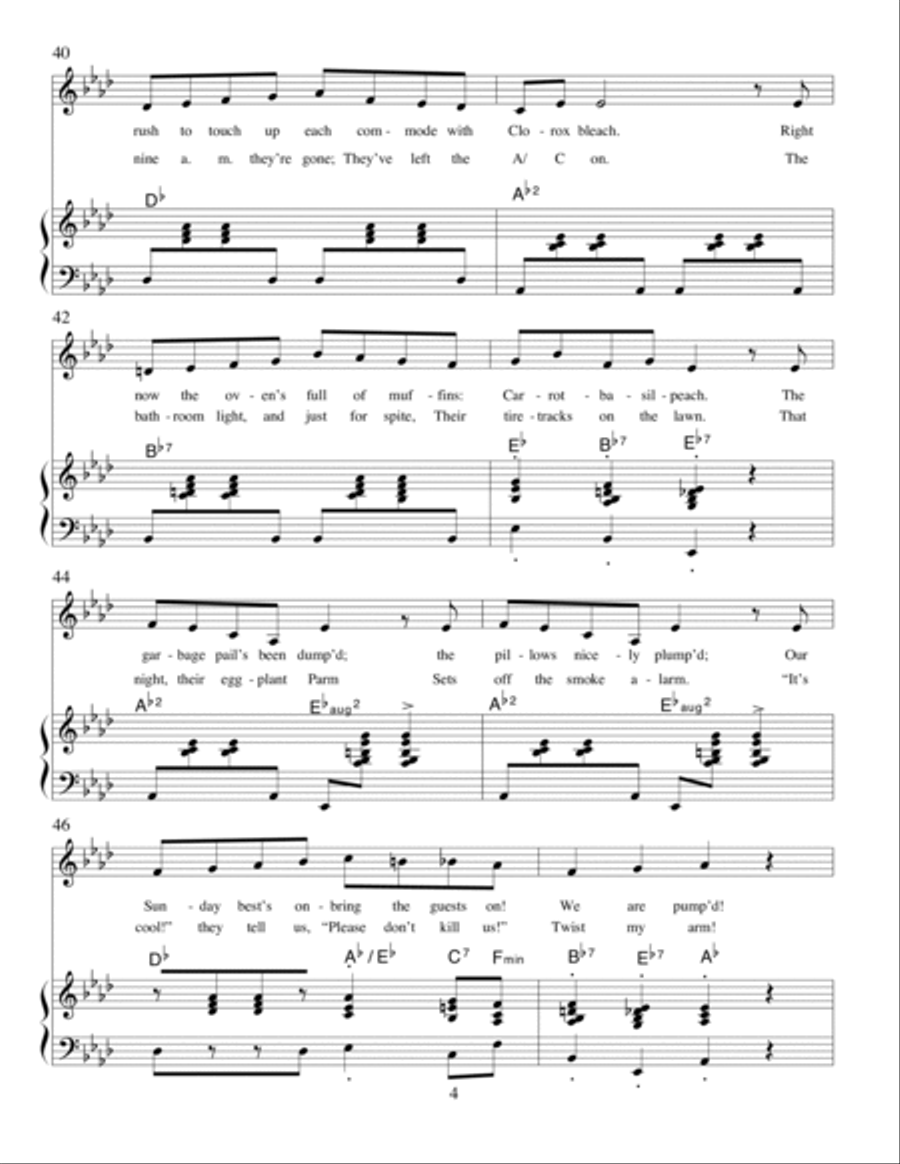 Make Yourself At Home Make Yourself At Home Voice scores gallery preview page 4