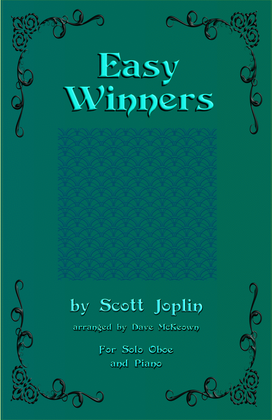 Book cover for The Easy Winners, for Oboe and Piano