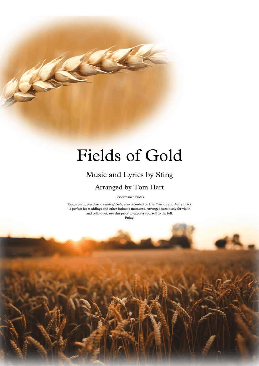 Fields Of Gold String Duet scores gallery preview page 1