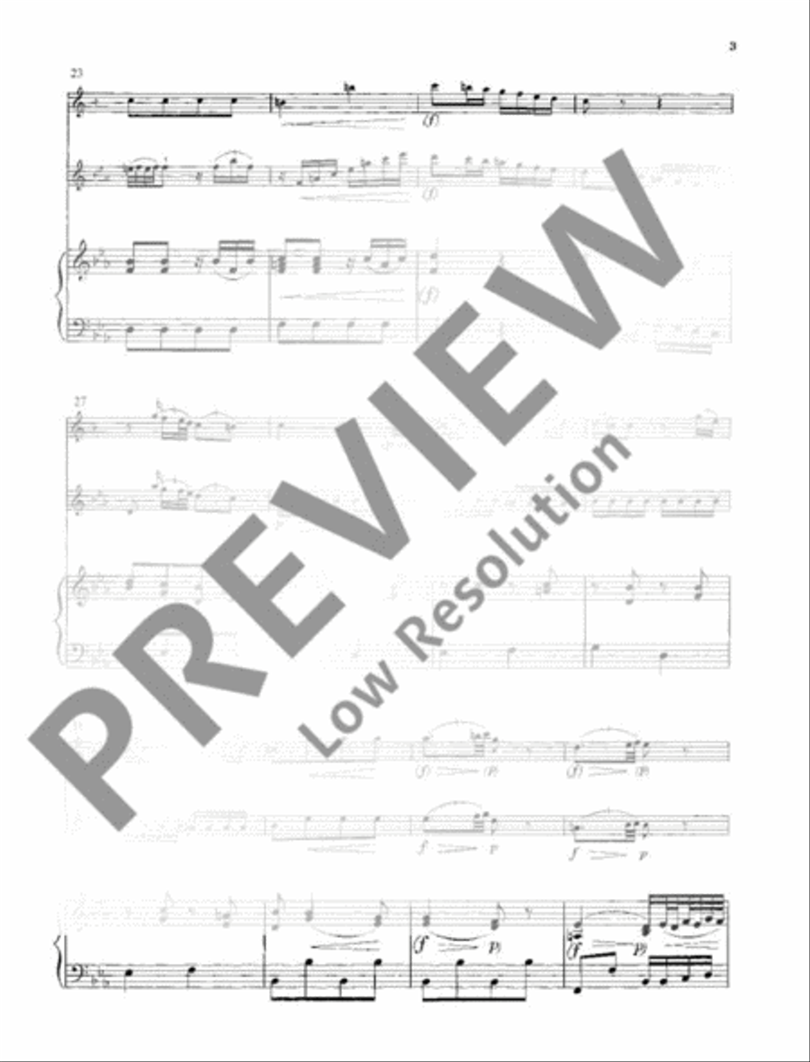 Trio E Flat major Bassoon scores gallery preview page 6
