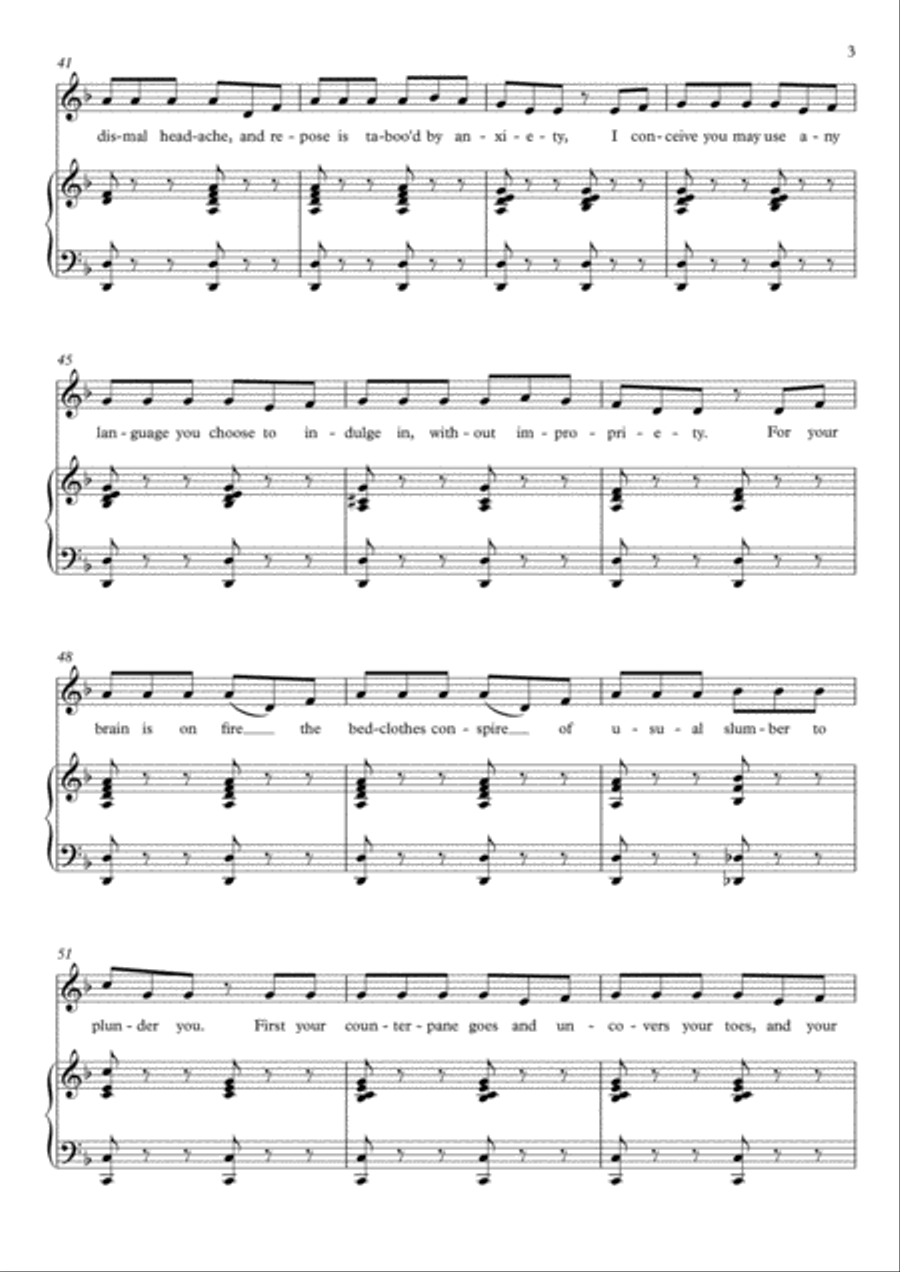 Love Unrequited - Iolanthe (D Minor) Bass Voice scores gallery preview page 4