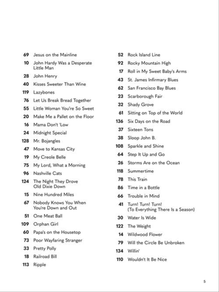 The Homespun Songbook The Homespun Songbook Acoustic Guitar scores gallery preview page 6