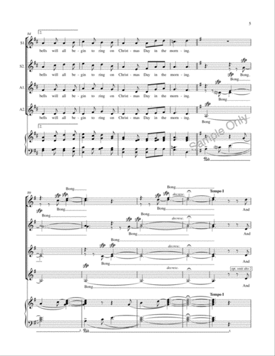 I Saw Three Ships I Saw Three Ships SSAA scores gallery preview page 6