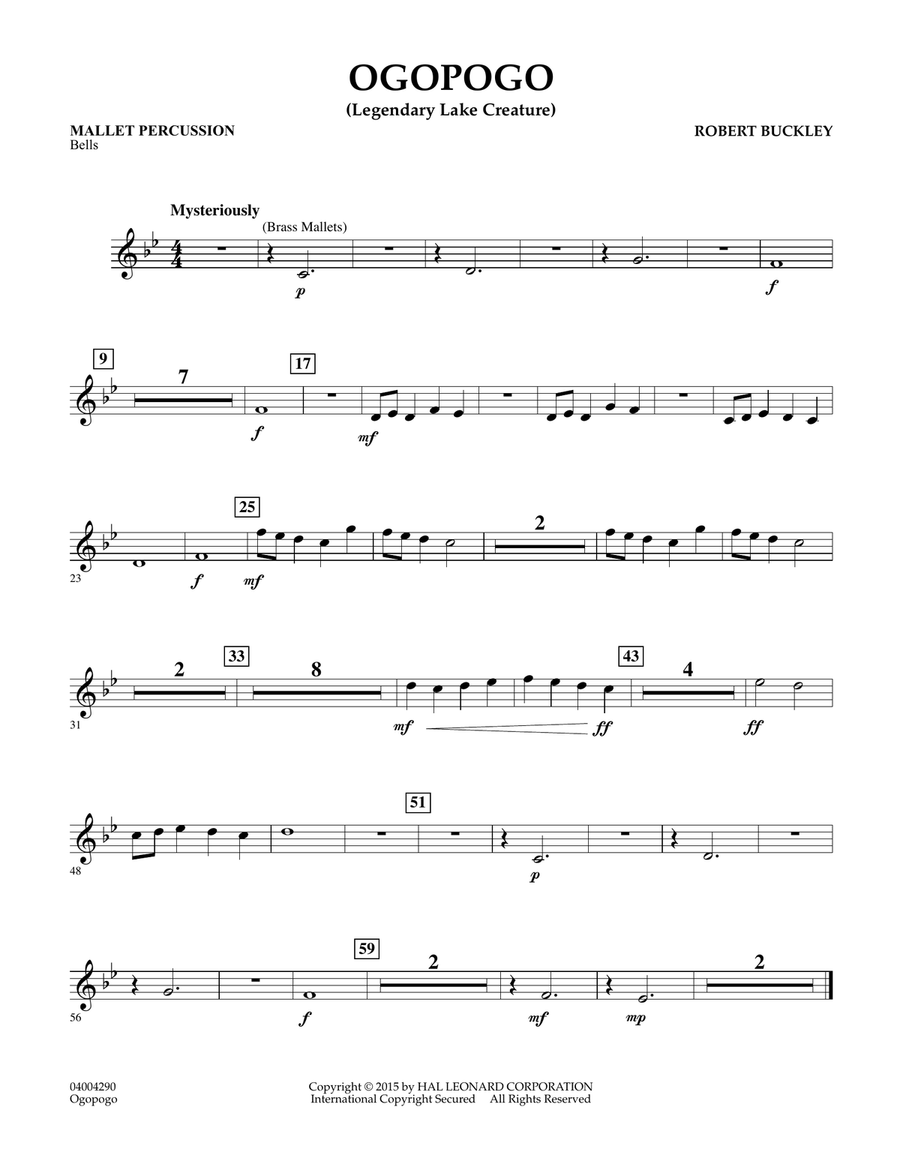Ogopogo (Legendary Lake Creature) - Mallet Percussion