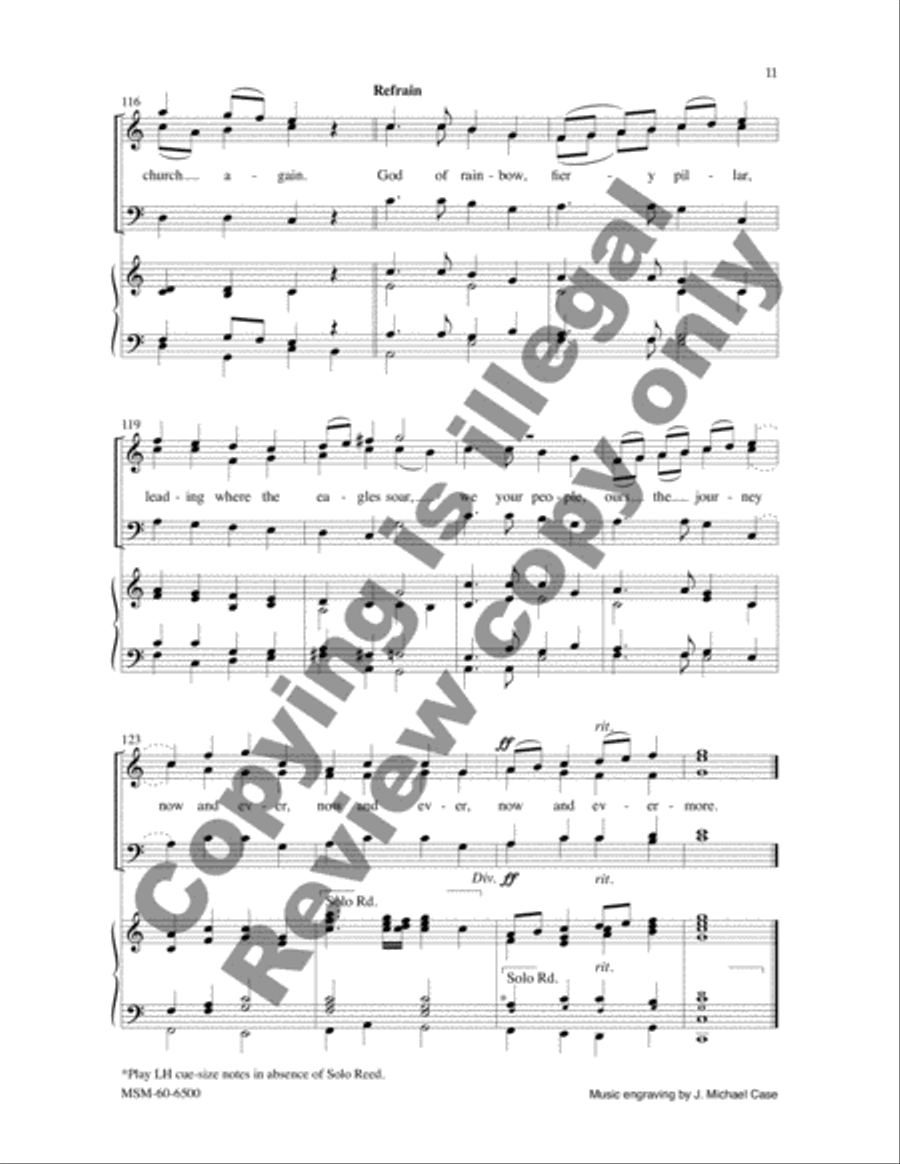 In the Midst of New Dimensions 4-Part scores gallery preview page 11
