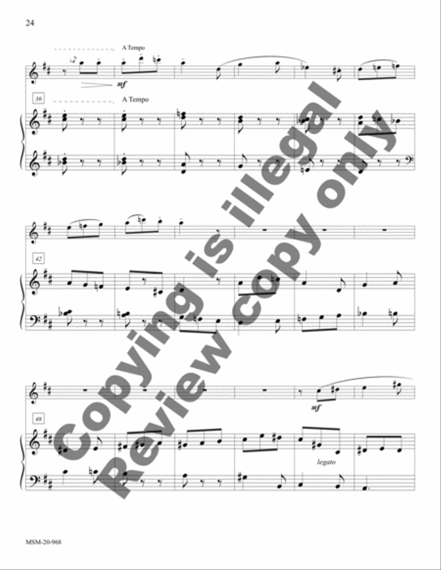 Suite in Classical Style Flute scores gallery preview page 11