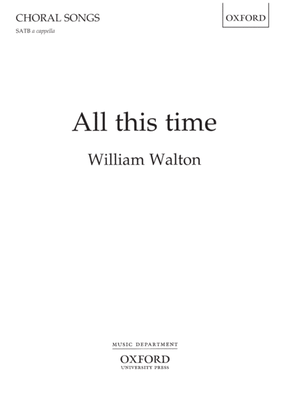 Book cover for All this time