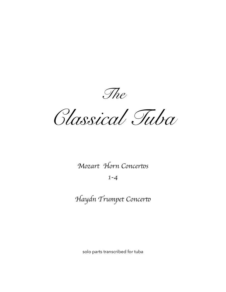 The Classical Tuba Tuba scores gallery preview page 1