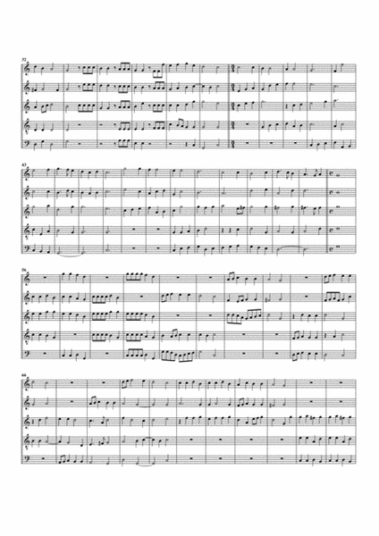 Canzon super Cantionem gallicam SSWV 65 (arrangement for 5 recorders)