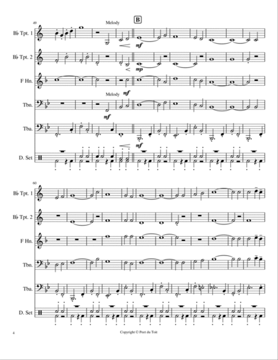 My Friend The Wind Small Ensemble scores gallery preview page 4