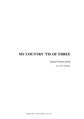 MY COUNTRY 'TIS OF THREE - Arr. for SATB Choir and Piano