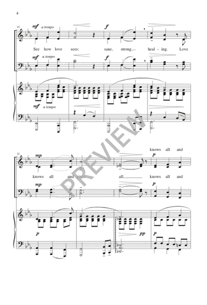 Love's Gift - SATB edition image number null
