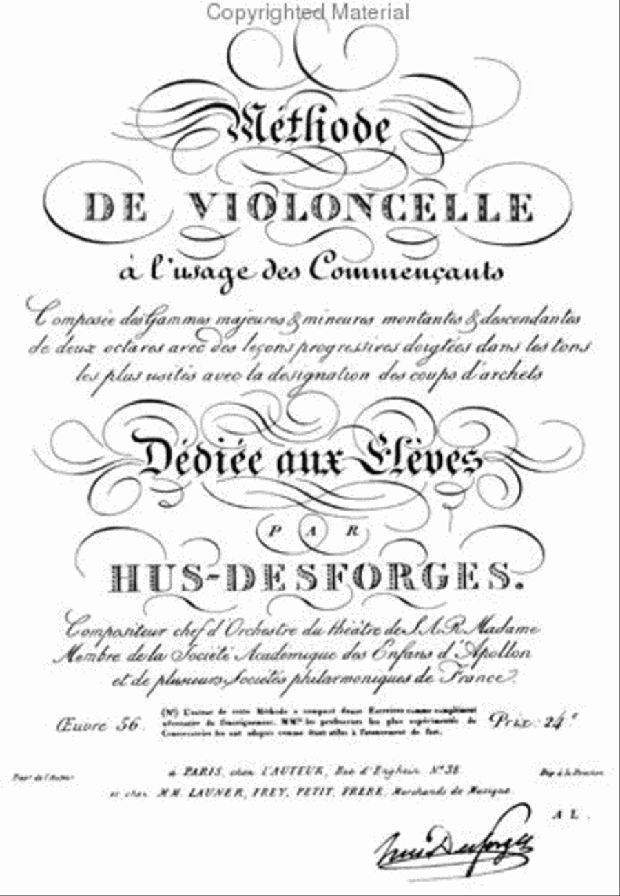 Methods & Treatises Cello - Volume 7 - France 1800-1860 Cello scores gallery preview page 2