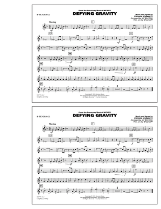 Book cover for Defying Gravity (from Wicked) - Bb Tenor Sax