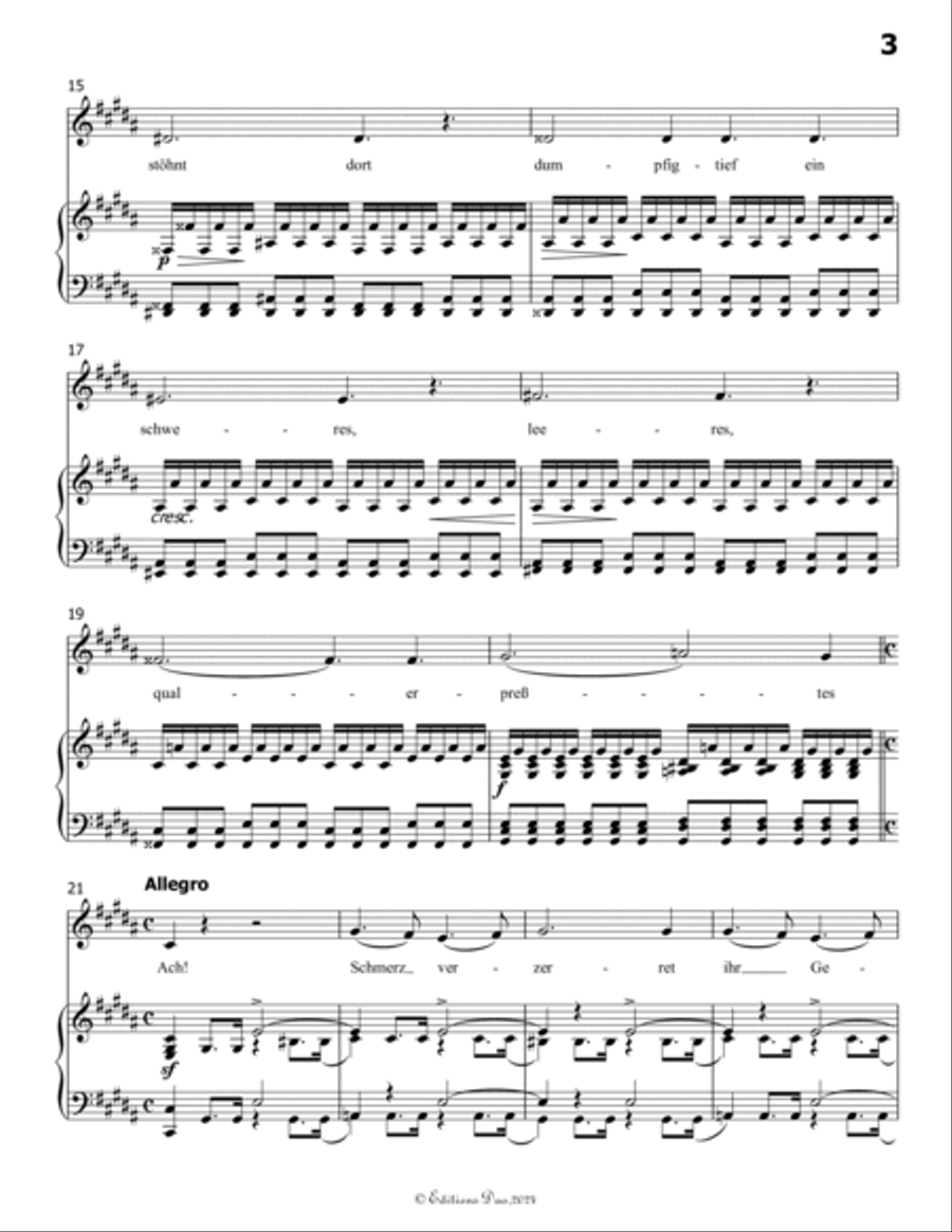 Gruppe aus dem Tartarus, by Schubert, Op.24 No.1, in B Major Voice scores gallery preview page 5