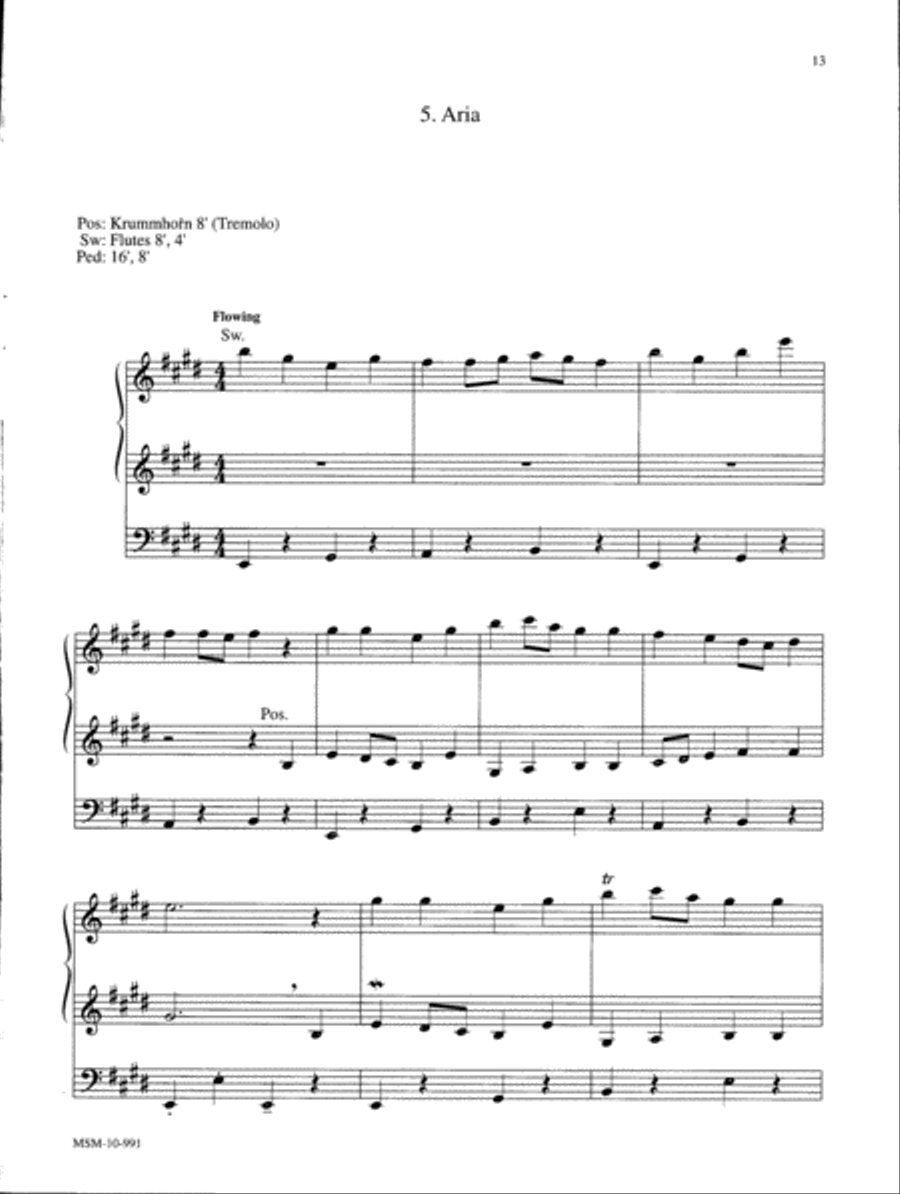 Marilyn Mason Music Library, Volume 2 Organ scores gallery preview page 4