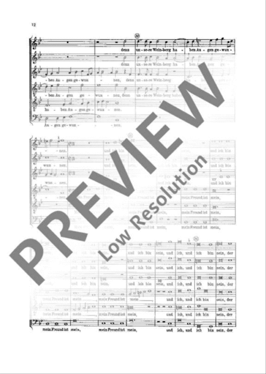 Five Song of Salomon motets Mixed Choir scores gallery preview page 13