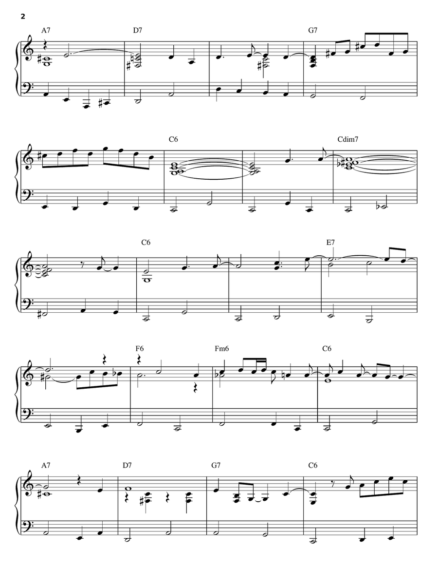 The World Is Waiting For The Sunrise Piano Solo scores gallery preview page 2