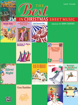 Book cover for The Best in Christmas Sheet Music