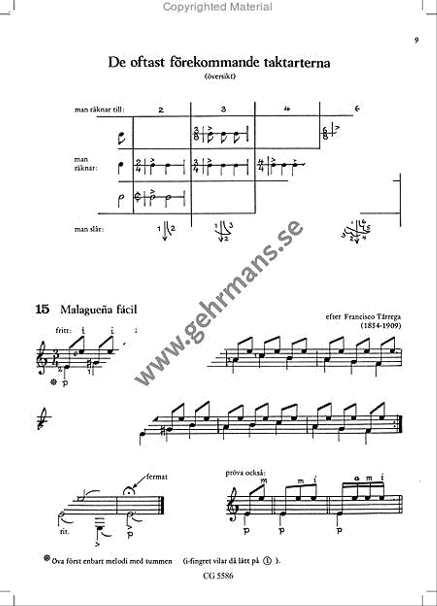 Lar dig spela gitarr 2 Guitar scores gallery preview page 5