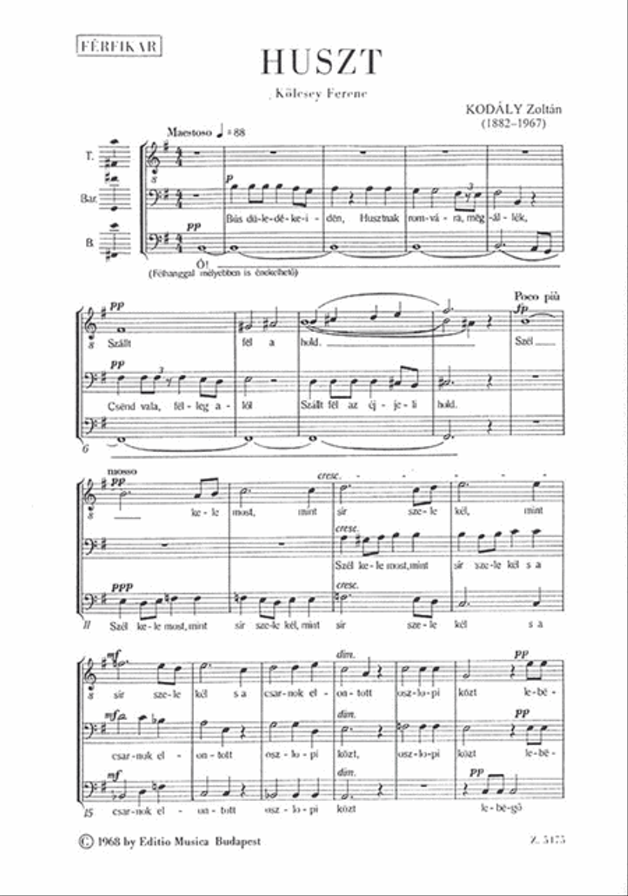Huszt A Cappella scores gallery preview page 2